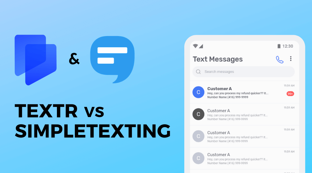 Textr SImpletexting vs series header