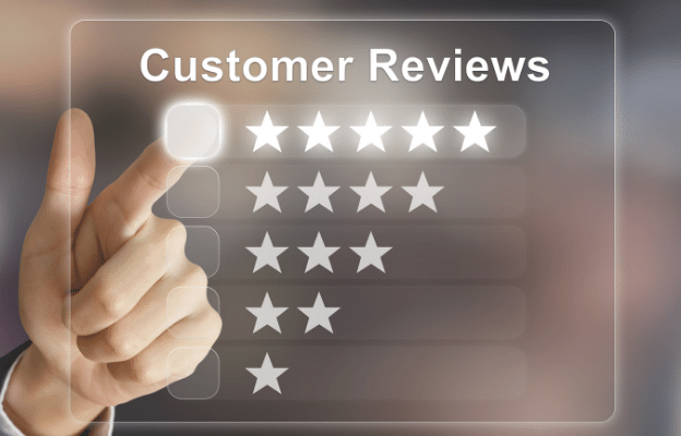 Checking customer reviews