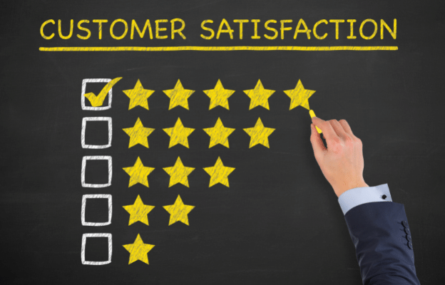 Customer satisfaction scale