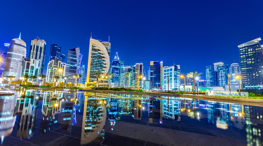 Doha night city